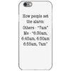 alarm iPhone 6/6s Case