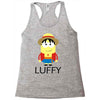 luffy en minion Racerback Tank