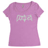 japanese batman logo fan inspired Women's Triblend Scoop T-shirt
