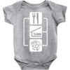 v2 eat sleep poker Baby Onesie
