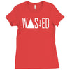wasted tee Ladies Fitted T-Shirt