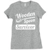 wooden spoon survivor Ladies Fitted T-Shirt