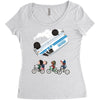 stranger peanuts Women's Triblend Scoop T-shirt