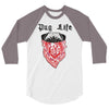 pug life 3/4 Sleeve Shirt
