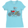 custom motorcycle Ladies Fitted T-Shirt