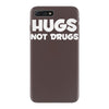 hugs not drugs funny printed iPhone 7 Plus Case
