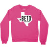 Beto For Senate Texas Map Crewneck Sweatshirt