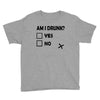 am i drunk Youth Tee
