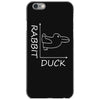 rabbit duck white iPhone 6/6s Case