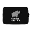 chubby unicorn rhino Laptop sleeve