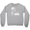 pee on isis decal look Crewneck Sweatshirt