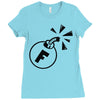 f bomb Ladies Fitted T-Shirt