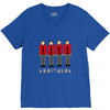 pixelated kraftwerk turquoise kids V-Neck Tee
