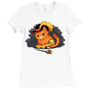puss in boot Ladies Fitted T-Shirt