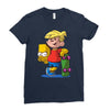 bart simpson Ladies Fitted T-Shirt