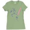 banksy cool darth Ladies Fitted T-Shirt