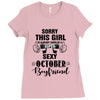 sorry this girl is already taken by a super sexy october boyfriend Ladies Fitted T-Shirt