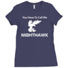 call me nighthawk step brothers Ladies Fitted T-Shirt