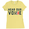 Women's March Hear Our Voice Ladies Fitted T-Shirt