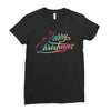merry christmas Ladies Fitted T-Shirt