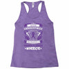 Never Underestimate the Strength of a Pancreatic Cancer Warrior Racerback Tank