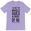 official t shirt red sleeping with sirens whole world lyrics all sizes T-Shirt