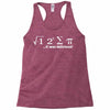 pi delicious math Racerback Tank