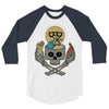 summer skull 3/4 Sleeve Shirt