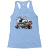 oblivious ninja trick or treat Racerback Tank