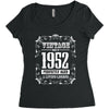 vintage made in 1952 perfectly aged a living legend Women's Triblend Scoop T-shirt
