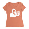 beethoven ghetto blaster Women's Triblend Scoop T-shirt