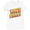 taco party Ladies Fitted T-Shirt