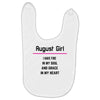 August Girl Baby Bibs