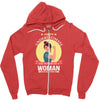 underestimate woman Zipper Hoodie