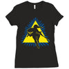 link in action Ladies Fitted T-Shirt