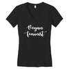 vegan feminist Women's V-Neck T-Shirt