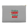 christmas cheer i thought you said christmas beer Accessory Pouches