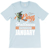 Halloween Kings Are Born In January T-Shirt