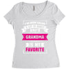 I've Been Called A Lot Of Names But Grandma Is My Favorite Women's Triblend Scoop T-shirt