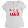 go step on a lego Women's Triblend Scoop T-shirt