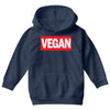 marvel logo parody vegan Youth Hoodie
