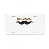 mustache (2) License Plate