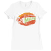 visit mars Ladies Fitted T-Shirt