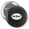 got boar Pin-back button