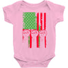 fist raised and proud! Baby Bodysuit