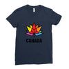 Canada Leaf LGBT Ladies Fitted T-Shirt