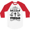 I Am One Blessed Stepdad 3/4 Sleeve Shirt