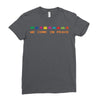 we come in peace Ladies Fitted T-Shirt