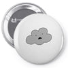 cloud say huh Pin-back button