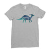 Princess Dinosaur Ladies Fitted T-Shirt